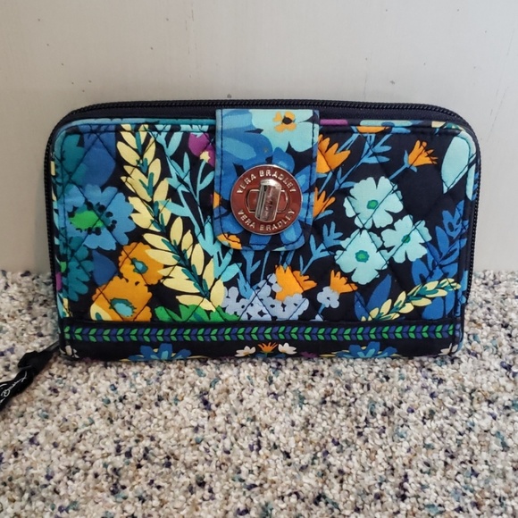 Vera Bradley Handbags - Vera Bradley Wallet Midnight Blues